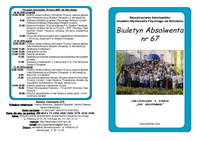 Biuletyn Absolwenta nr 67 – październik 2016